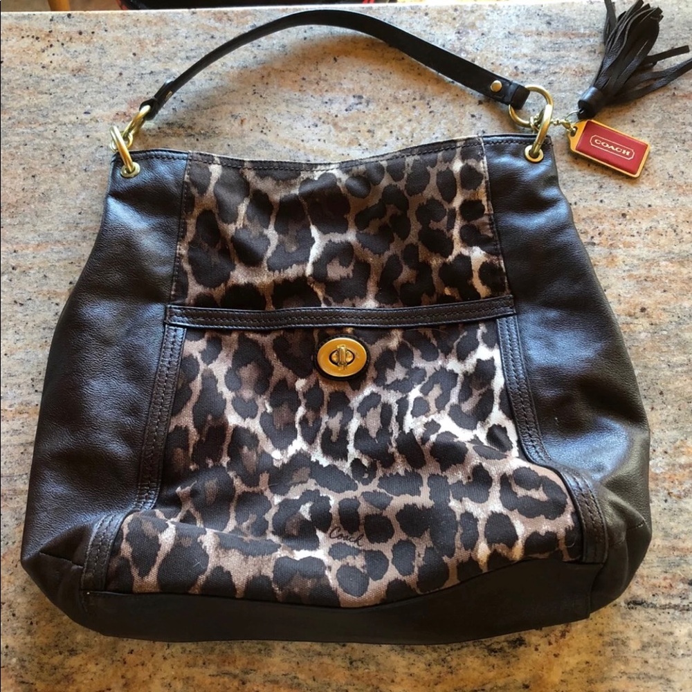 Coach hobo tote and wallet set